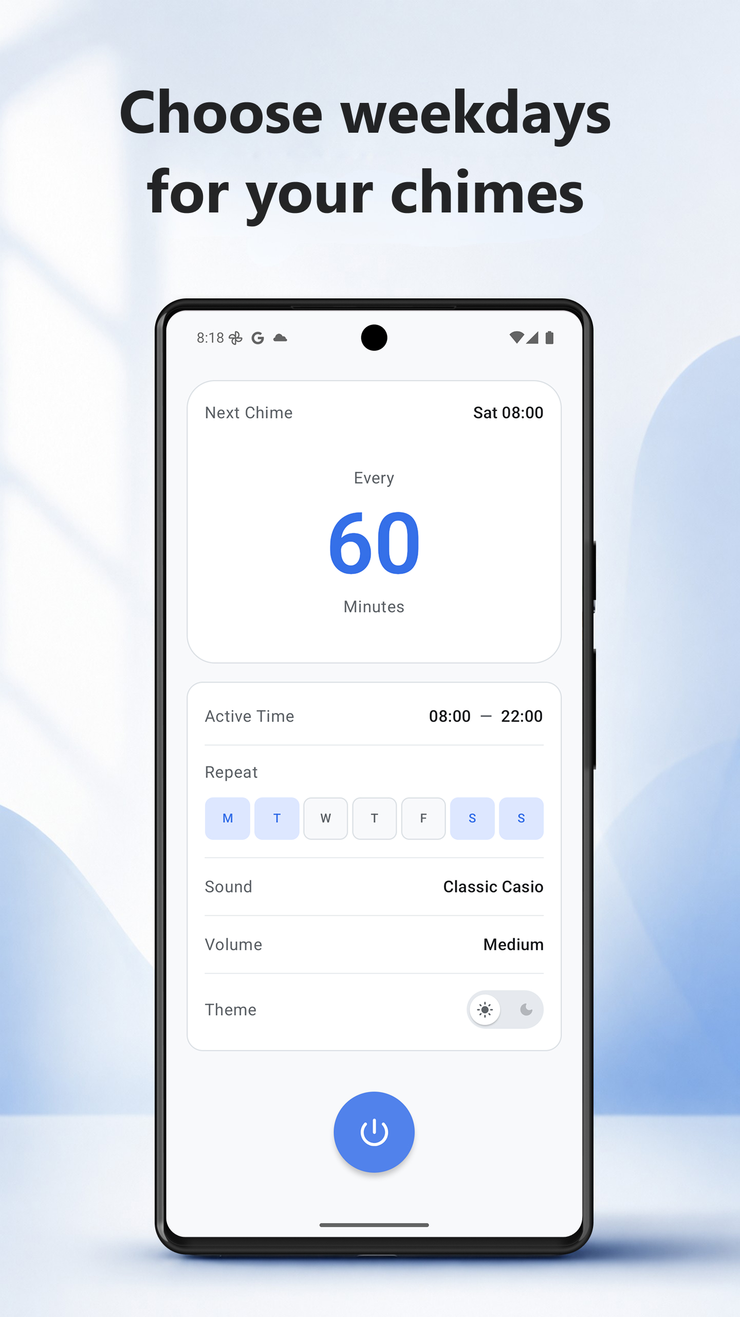 Android - Chime Controls