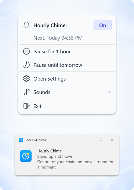 Windows - Tray & System Settings